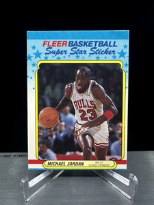 1988 MICHAEL JORDAN - Fleer Basketball Sticker #7 - Collectors Item - Picture 1 of 4
