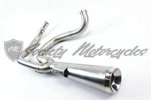 2004-2017 Harley Davidson Stainless 2-1 Full Sportster 883/1200 Drag Exhaust HD  - Picture 1 of 10