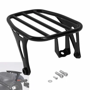 Portaequipajes Solo negro apto para Harley Softail Slim18-25 Street Bob 2021+ - Imagen 1 de 9