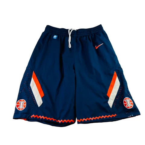 Illinois Illini Men's Nike Basketball Dri-Fit Shorts Blue • XL Cover