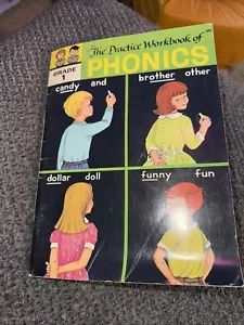 Vintage The Practice Workbook of Phonics 1963 Grade 1 Treasure Books 60s Reading - Bild 1 von 5
