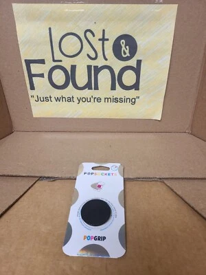 PopSockets Phone Grip Stand Textured BLACK POPGRIP - Image 1 of 3