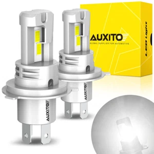 AUXITO H4 9003 Super White 80000LM Kit LED Headlight Bulbs Hi& Low Beam Combo 2 - Foto 1 di 10