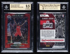 2015-16 Panini Prizm All-NBA Team Ruby Wave /350 DeAndre Jordan BGS 9.5 GEM MINT