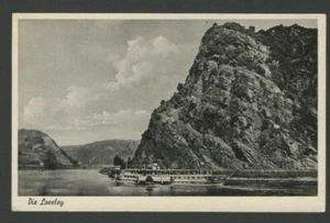 Vintage OLD Postcard Die Laceley Riverboat L/1014 - Picture 1 of 2