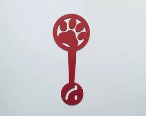 Sc Metal Art Red Mailbox Replacement Flag Paw - Picture 1 of 2