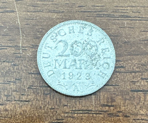 1923A Germany - Weimar 200 Mark Circulated Condition Cover