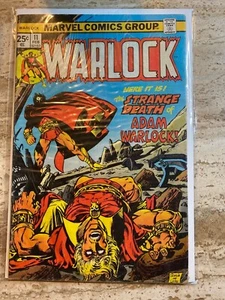 Marvel Warlock Edición 11 La extraña muerte de Adam Warlock Cómic 1976 En estado bastante bueno 8,0 - Imagen 1 de 2
