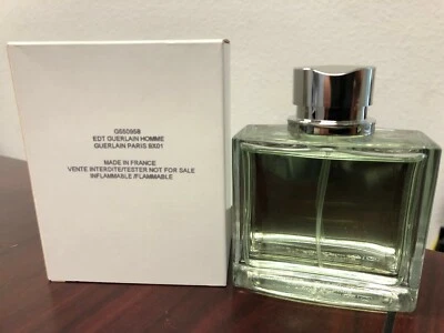 Туалетная вода GUERLAIN HOMME от GUERLAIN PARIS 2,7 жидких унции / 80 мл спрей тестер код #9X01 - Изображение 1 из 4