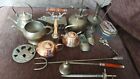 Brass and copper Collectibles, Abandoned storage room contents