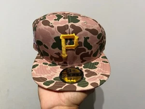 Pittsburgh Pirates MLB World Series Dunk Camo Fitted Hat - New - Picture 1 of 4