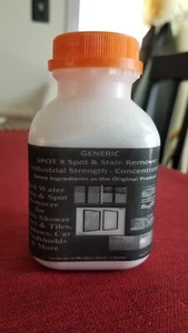 SPOT X GENERIC - Hard Water Spot & Stain Remover - Headlights Shower Windshields - Picture 1 of 5