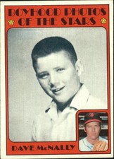 1972 Topps Baltimore Orioles Baseball Card #344 Dave McNally KP - EX