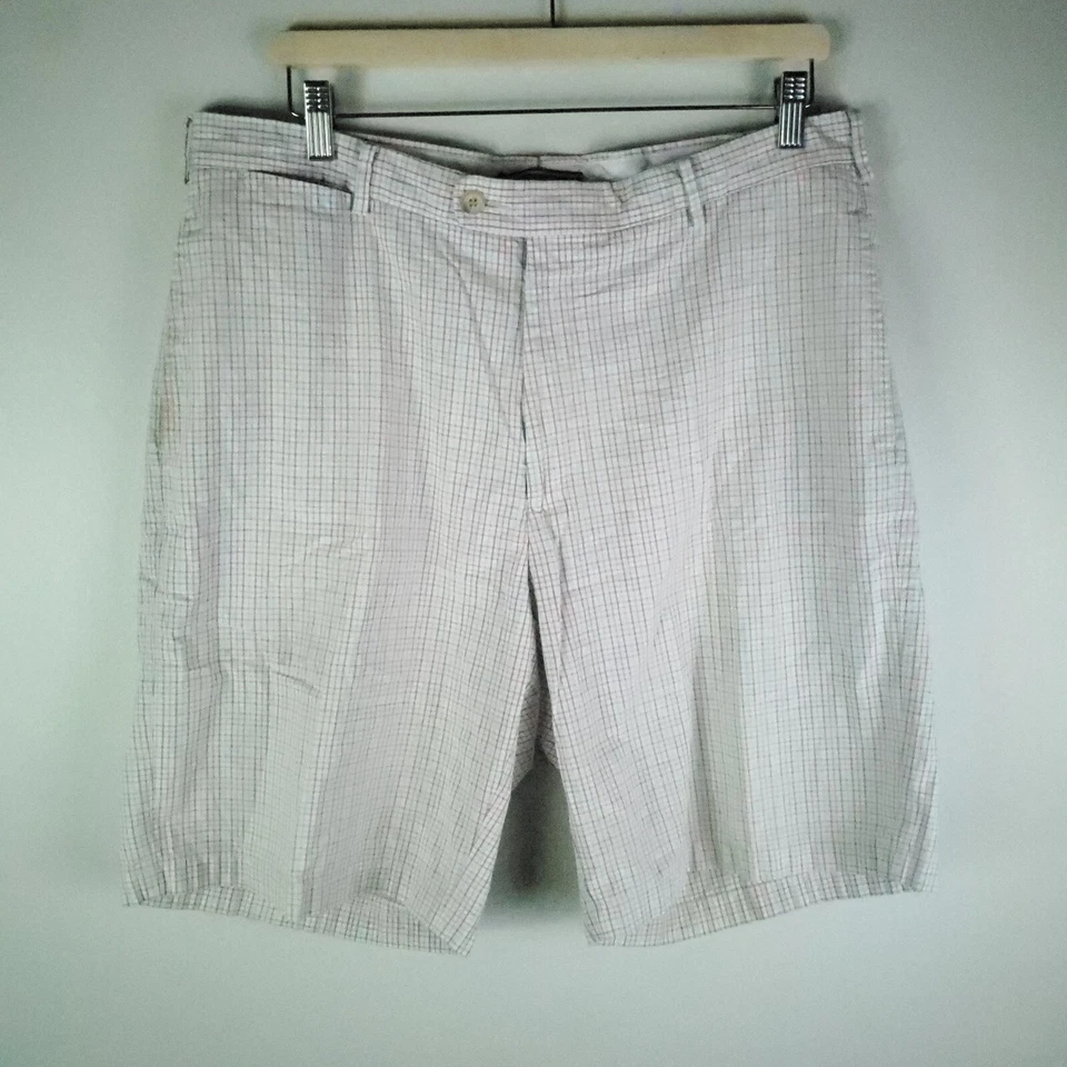 Peter Millar Shorts Mens 36 Golf Casual Check Outdoor Pima Cotton - Image 1 of 4