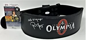 BIG RAMY SIGNED MR OLYMPIA LIFT BELT JSA COA 2020 WINNER MAMDOUH ELSSBIAY A - Bild 1 von 1