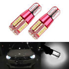 2Pcs Car Styling W5w Led Canbus Bulb Car Lights T10 57Smd Parking Lamp White