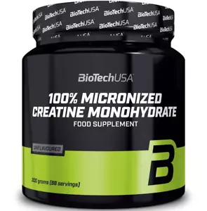 Monohidrato de creatina 100% micronizada BioTech EE. UU., 300 g - Imagen 1 de 3
