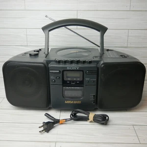 Sony CFD-31 Mega Bass CD Radio Cassette Grabadora AM/FM Boombox 1994 NECESITA REPARACIÓN - Imagen 1 de 11