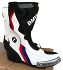 BMW Motorcycle Motorbike Racing Leather Boots Shoes Motorcycle Race Boots