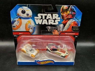 Hot Wheels Star Wars BB-8 And Poe Dameron Double Pack Model Car (B105) - Image 1 of 4