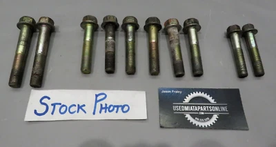 1990-2005 MAZDA MIATA TRANSMISSION BELL HOUSING BOLT SET (10) - Image 1 of 3