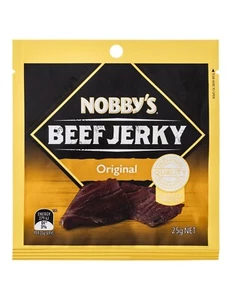 Nobbys Beef Jerky Original 25g x 12 - Picture 1 of 2
