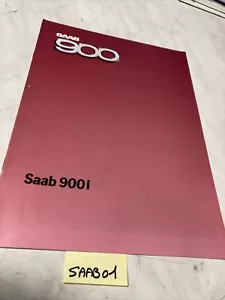 SAAB 900i 1984 Catalogo Opuscolo Prospetto Opuscolo Pubblicità 900 I Automobile - Foto 1 di 7