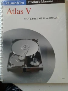 Computer Manual Quantum Product Atlas V 9.1 / 18.3 / 36.7 GB Ultra 160 SCSI - Picture 1 of 5