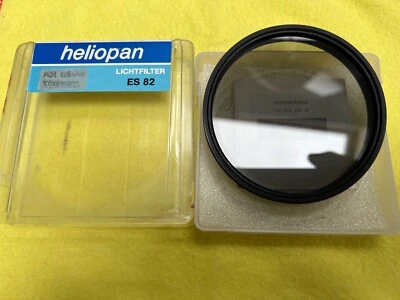 Heliopan circular polarising filter ES82 Pol.lin.n. Kasemann -1.5 3x - Image 1 of 3