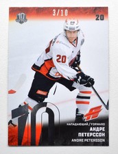 2018-19 Sereal Premium KHL 2017-18 SILVER Foil #AVG-014 Andre Petersson 03/10