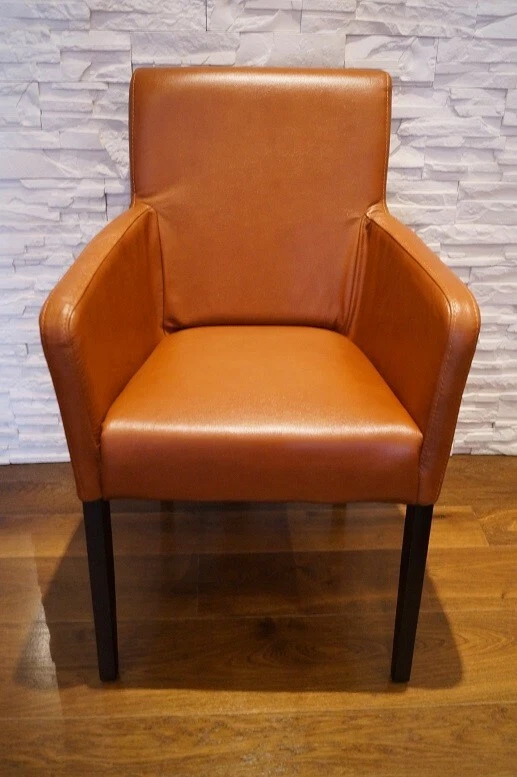 rotes Echtleder Rindsleder Schwingstuhl Stuhl echt Leder Esszimmer StÃ¼hle