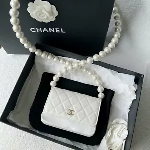 Chanel WOC Wallet On Chain Pearl Bag - Picture 1 of 6