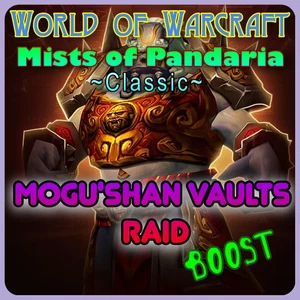 World of Warcraft Mists of Pandaria Classic Mogu'shan Vaults Raid Boost Service - Imagen 1 de 1
