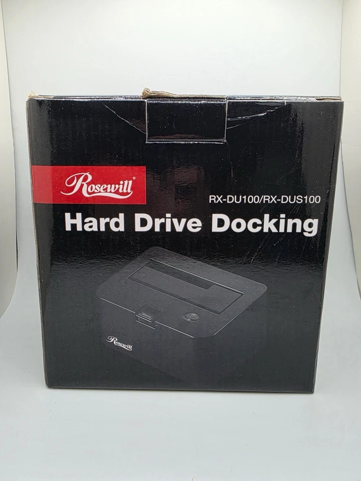 Rosewill RX-DU100 Hard Drive Docking Station USB 2.0 for 2.5”/3.5” SATA HDD - Image 1 of 4