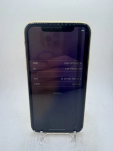 Apple iPhone XR - Yellow - 64GB - as-is for salvage/parts/disassembly - Picture 1 of 7