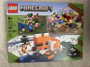 LEGO Minecraft Overworld Adventures Pack 66779 New Sealed 357pcs Fox Pig Zombie - Picture 1 of 7