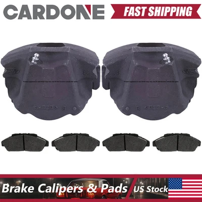 For Ford F-100 1973 1974 Front Kit Brake Caliper & Metallic Brake Pads - Image 1 of 4