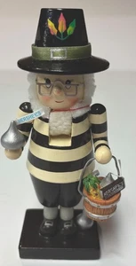 Hersheys 2004 Thanksgiving Pilger Holz Nussknacker 6,5" groß Kurt Adler Design - Bild 1 von 9