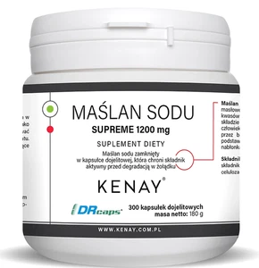 Maślan Sodu SUPREME 1200 mg 300 DRcaps®  Kapsułek Dojelitowych - Suplement diety - Picture 1 of 10