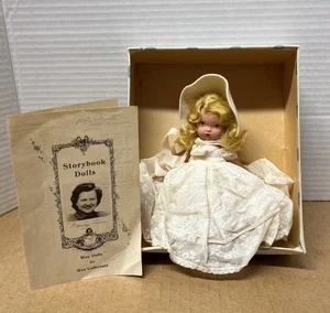 Vintage Bisque Nancy Ann Storybook #186 Sundays Kind Puppe des Tages mit Box A3 - Bild 1 von 11