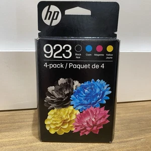 HP 923 4-Pack CMYK(4) Original Ink Cartridges High Yield 11/26 - Picture 1 of 3