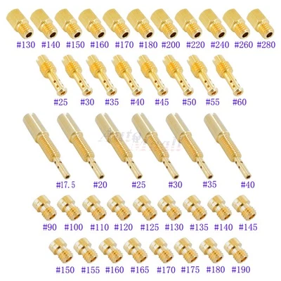 Kit de chorro de carburador 42 piezas para Mikuni Main N100.604 VM28/486 VM4/042 VM22/210 EE. UU. Foto 1 de 4