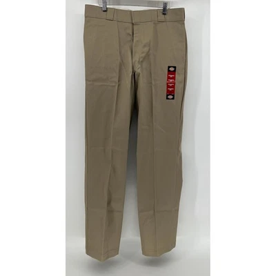 NWT Dickies 874 Original Fit Khaki Work Pants Men Size 34x34 Wrinkle Resistant - Image 1 of 4
