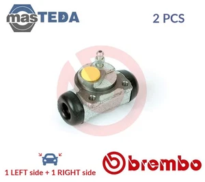 A 12 286 DRUM WHEEL BRAKE CYLINDER PAIR REAR BREMBO 2PCS FOR RENAULT TWINGO I - Picture 1 of 5