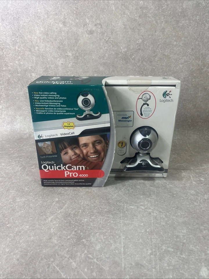 LOGITECH QUICKCAM PRO 4000 WEB CAM - Image 1 of 4