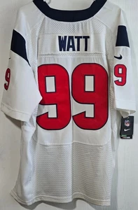 Maglia JJ WATT BIANCA HOUSTON TEXANS On Field nuova con etichette nuova con etichetta taglia 48 XL RARA! - Foto 1 di 14