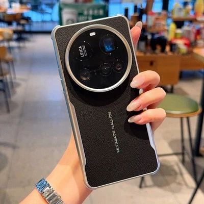 Funda Carcasa Teléfono Carga Inalámbrica Cuero Armadura Híbrida para Xiaomi 15 Ultra Foto 1 de 4