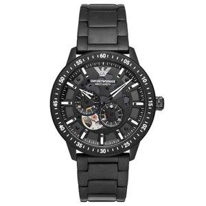 Emporio Armani Herrenuhr AR60054 Mario Schwarz-Ton Automatik Elegant | Modern - Bild 1 von 4