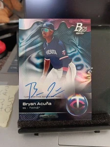 Autógrafos Bowman Platinum 2023 - Top Prospects Bryan Acuña #TOP-86 (AU, RC) - Imagen 1 de 2