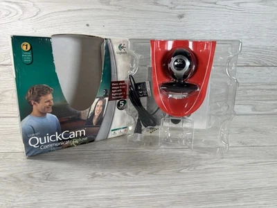 Logitech QuickCam Webcam Communicate Deluxe MP 5 Megapixel Open Box New Web Cam - Image 1 of 4